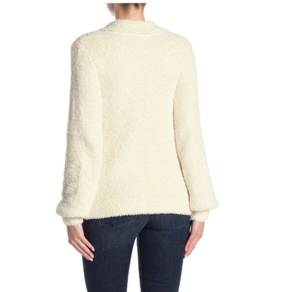 SUSINA Teddy Fleece Knit Cardigan - Picture 3 of 6